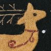 Joyful Deer Wool Felt Ornament