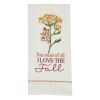 I Love The Fall Decorative Dishtowel