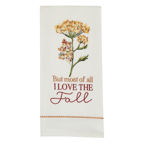 I Love The Fall Decorative Dishtowel