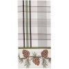 Ponderosa Pine Bordered Dishtowel