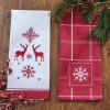 Patricia Heaton Home Holiday Fairisle Decorative Dishtowel