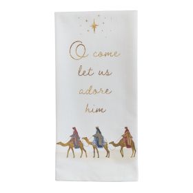 Let Us Adore Him Dishtowel