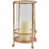 Patricia Heaton Home Gold Bark Pillar Holder