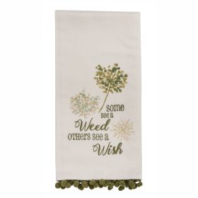 Some See A Weed Decorative Dishtowel