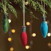 Holiday Lights Set Of 3 Ornaments