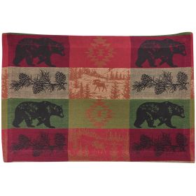 Pinecones And Trees Jacquard Placemat