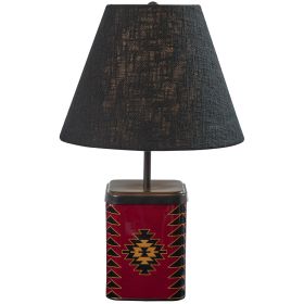 Red Dawn Lamp With Shade