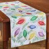 Holiday Lights Table Runner 36" L