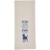 Reward For Dog Embroidered Dishtowel