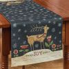 Joyful Deer Table Runner 36" L