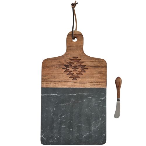 Red Dawn Cutting Board With Spreader