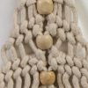 Macrame Triangle With Beads Napkin Ring