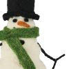 Snowman Wool Felt Ornament