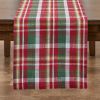 Sleigh Bell Plaid Table Runner 72" L