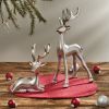 Standing  Silver Reindeer