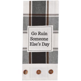 Hixon Button Dishtowel