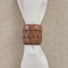 Zig Zag Wood Cuff Napkin Ring