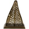 Leaf Napkin Holder - Antique Brass