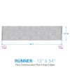 Basketweave Runner 54"L - Dusk