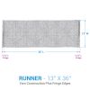 Basketweave Runner 36"L - Dusk