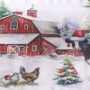 Christmas At The Farm Runner 36"L