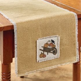 Gathering Pumpkins Runner 54"L