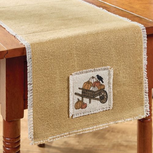Gathering Pumpkins Runner 54"L