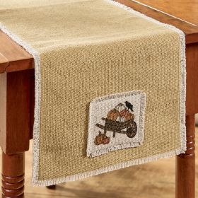 Gathering Pumpkins Runner 36"L