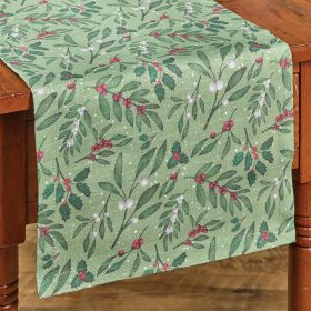 Under The Mistletoe Runner 36"L