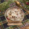 Snow Globe Reindeer Spoon Rest