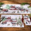 Christmas At The Farm Runner 36"L