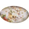 Snow Globe Reindeer Platter
