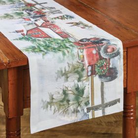 Christmas At The Farm Runner 36"L