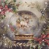 Snow Globe Reindeer Runner  54"L