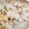 Snow Globe Reindeer Platter