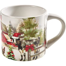 Christmas At The Farm Mug