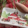 Christmas At The Farm Spoon Rest