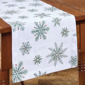 Holiday Snowfall Runner 54"L