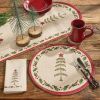Feather Tree Print Braid Runner 36"L