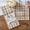Hadley Plaid Decorative Dishtowel