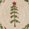 Feather Tree Printed Braided Set of 4 Coasters