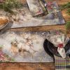 Snow Globe Reindeer Runner 36"L