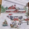 Christmas At The Farm Runner 54"L