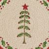 Feather Tree Printed Braided Trivet 8" Dia
