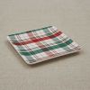Winter Botanic Plaid Plate
