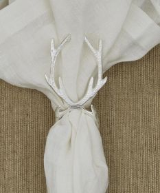 Silver Reindeer Napkin Ring