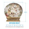 Snow Globe Reindeer Spoon Rest