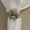 Jingle Bell Cluster Napkin Ring - Silver