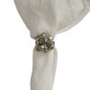 Jingle Bell Cluster Napkin Ring - Silver