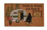 Home Is Where You Park Door Mat